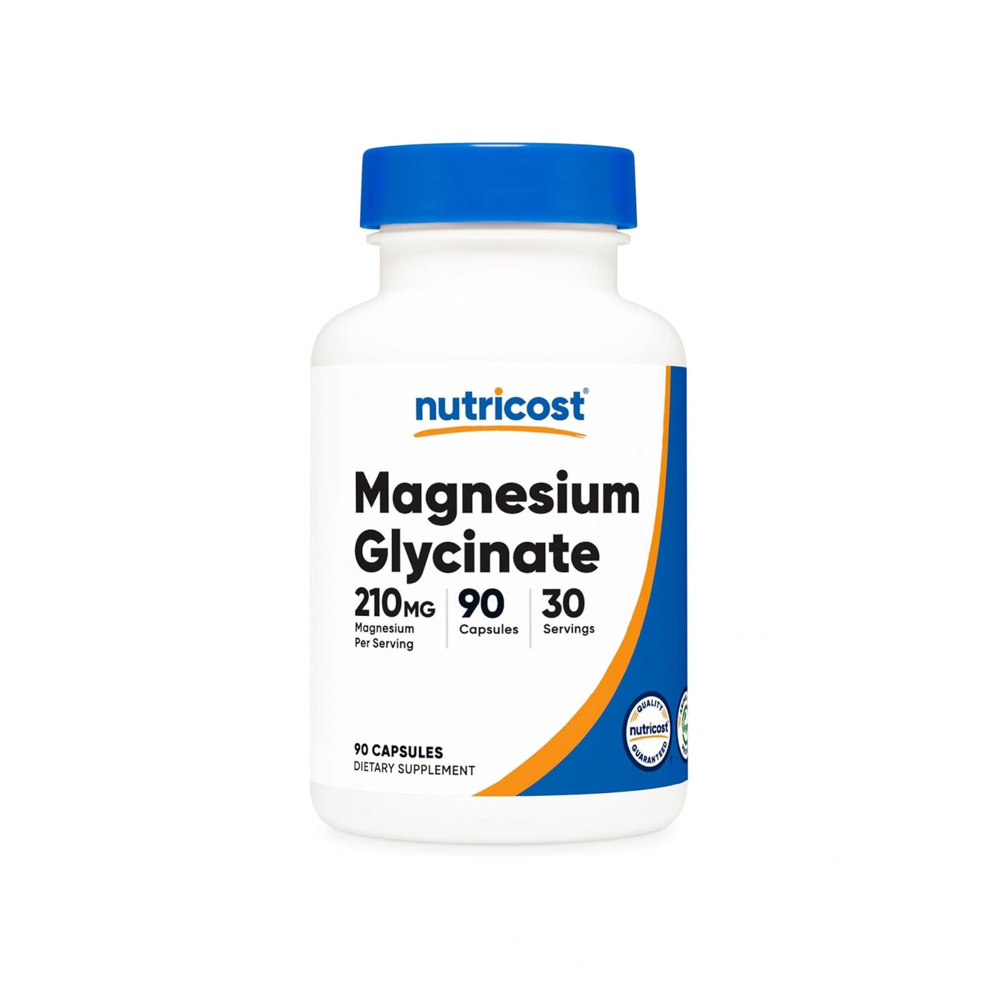 Nutricost Magnesium Glycinate 210mg per serving (90/180 capsules)