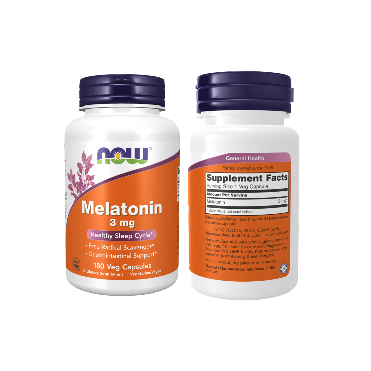 NOW Foods Melatonin 3mg