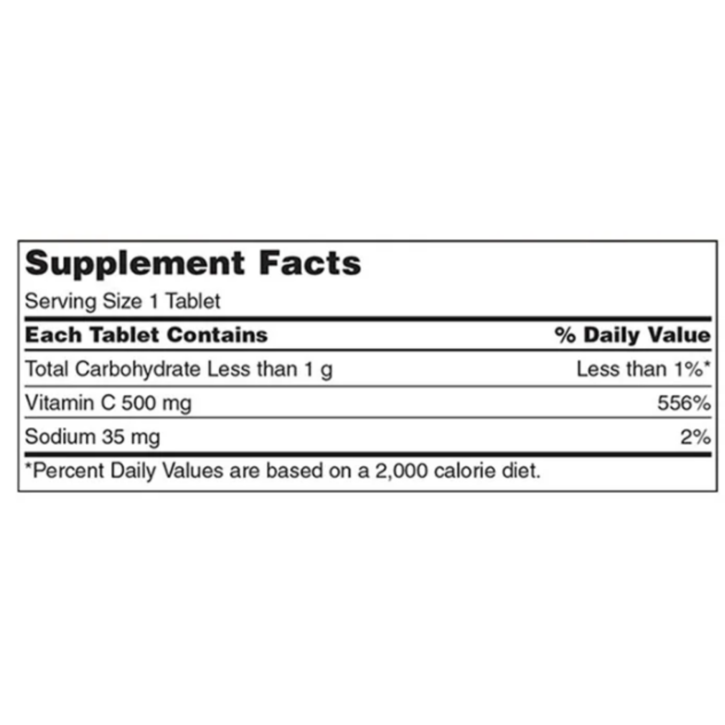Kirkland Signature Vitamin C 500mg, 500 Tablets