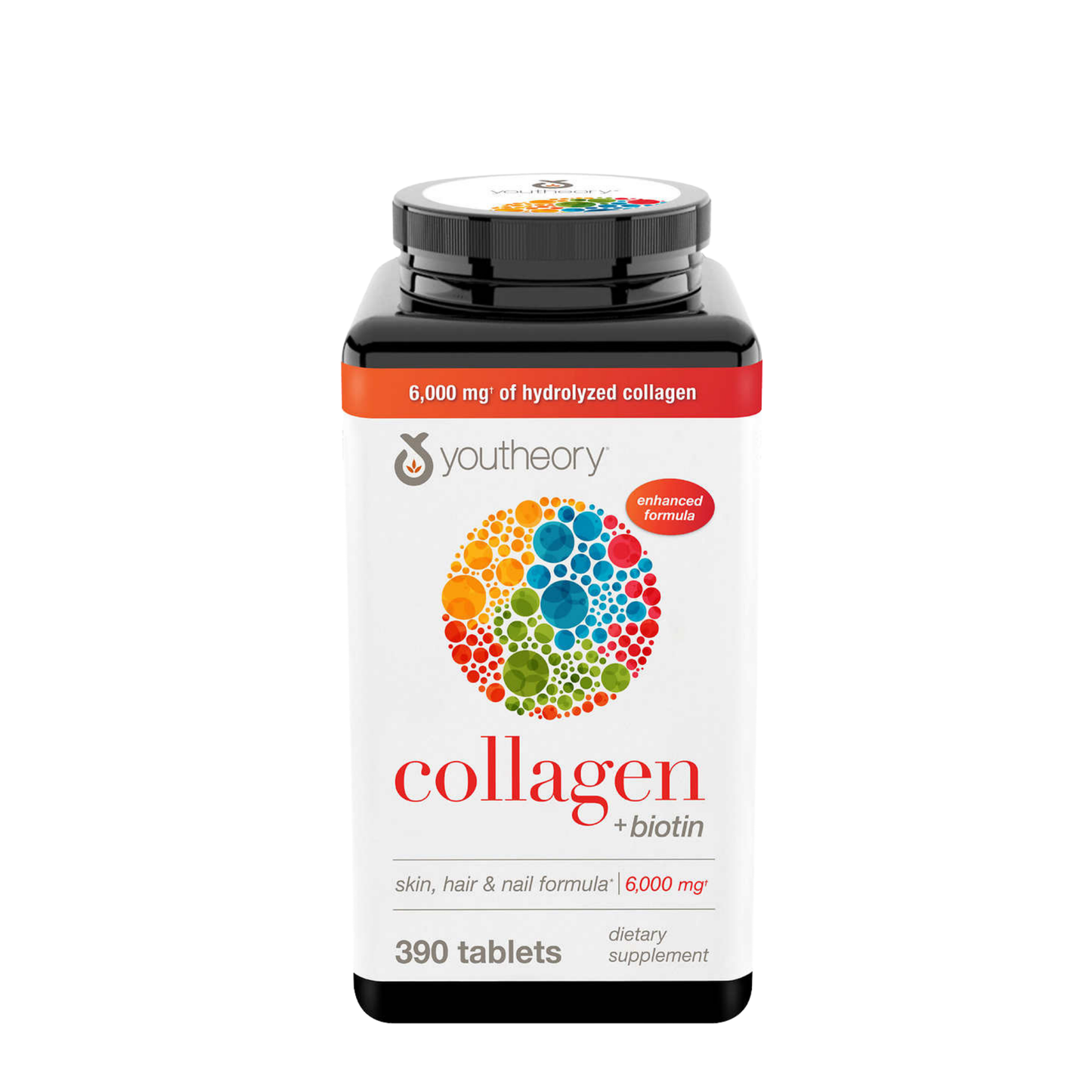 Youtheory Collagen with Biotin and Vitamin C, 390 tablets