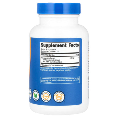 Nutricost Ashwagandha Root 600mg