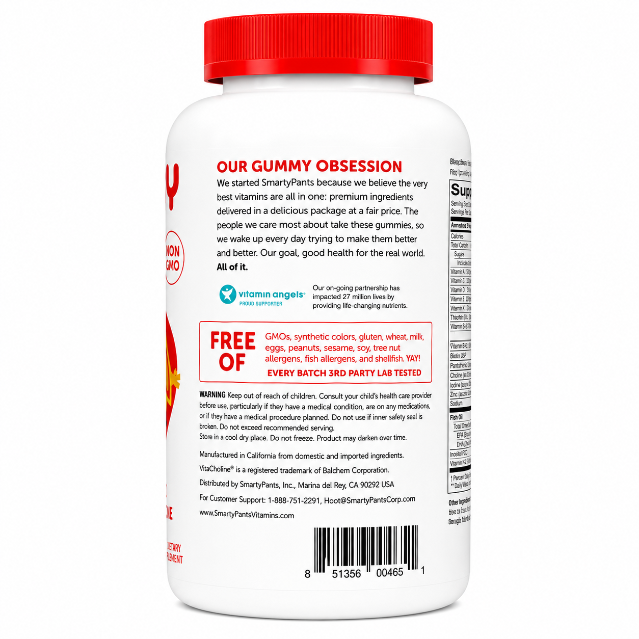 Smartypants Kids Formula Multivitamins, 180 gummies
