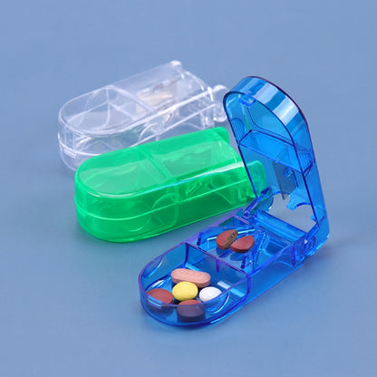 Portable Pill Cutter & Tablet Splitter – Compact Medicine Cutting Box
