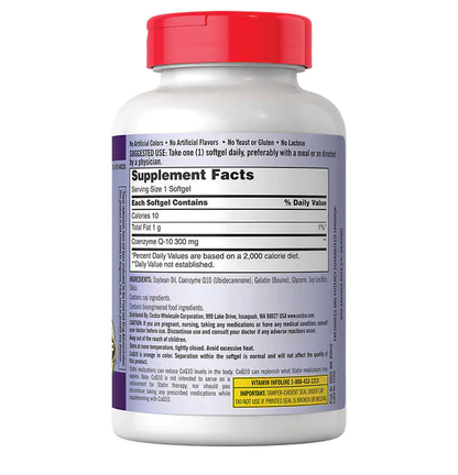 Kirkland Signature CoQ10 300mg – Heart Support & Daily Energy Supplement (100 Softgels)