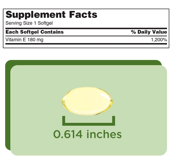 Kirkland Signature Vitamin E, 400 i.u, 500 softgels