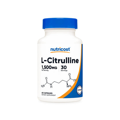 Nutricost L-Citrulline 1500mg per serving