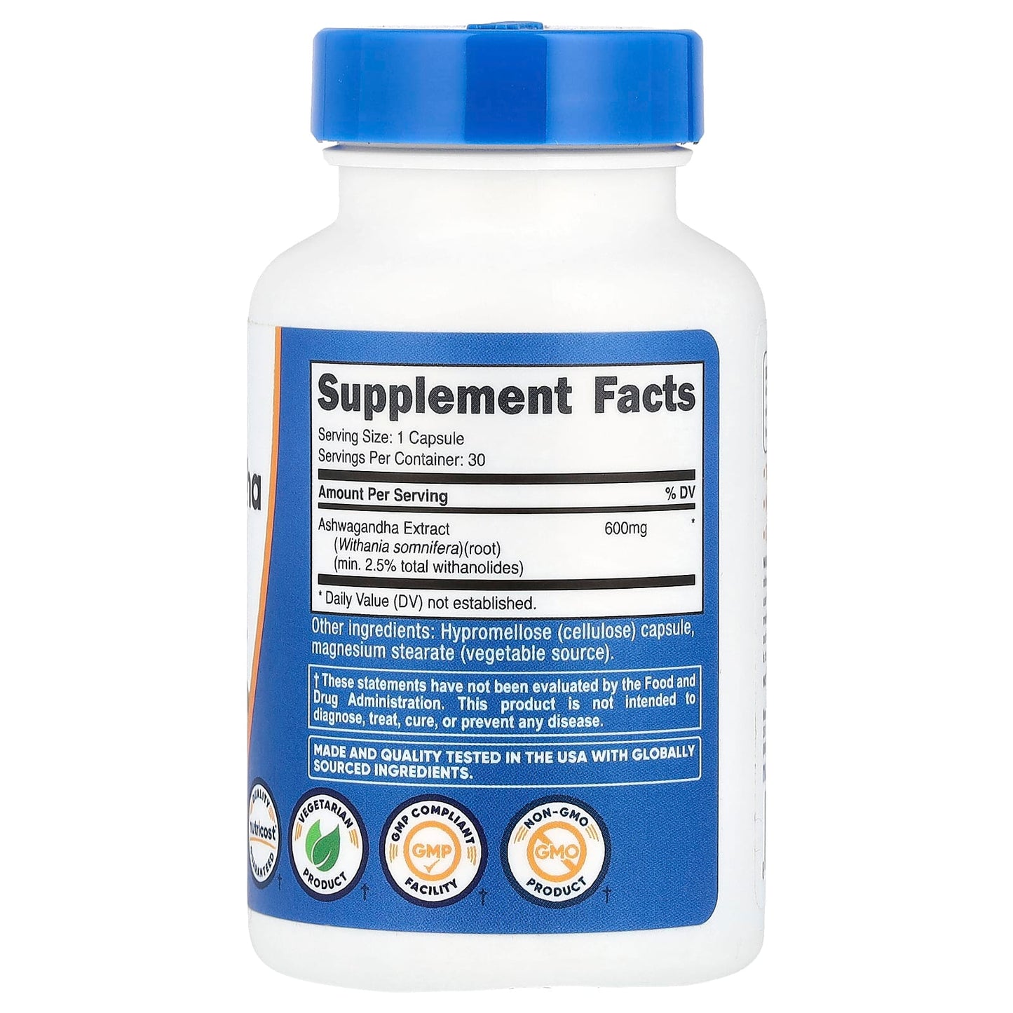 Nutricost Ashwagandha Root 600mg