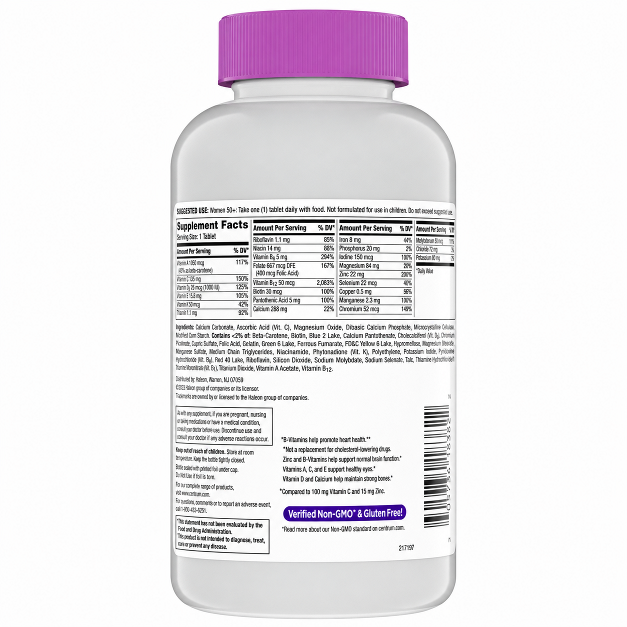 Centrum Silver for Women 50+, 275 tablets
