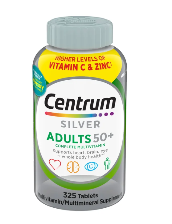 Centrum Silver Adults 50+, Multivitamins, 325 tablets