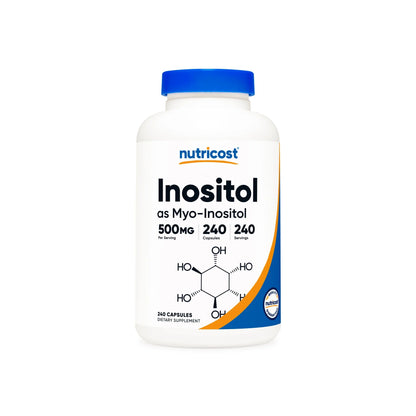 Nutricost Inositol 500mg, 240 capsules