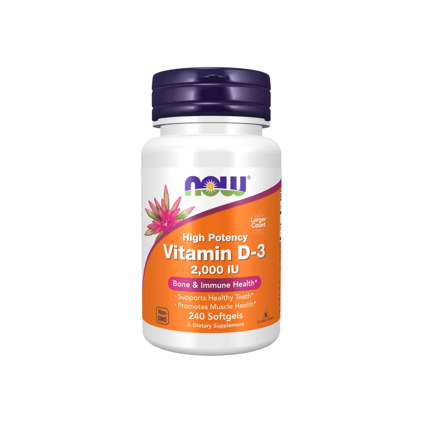 NOW Vitamin D-3 2,000 IU