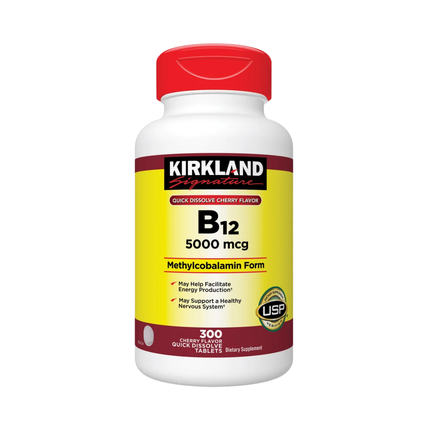 Kirkland Signature B-12 5000mcg, 300 Tablets