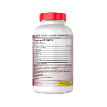 Kirkland Signature Calcium Citrate, Magnesium and Zinc, 500 Tablets