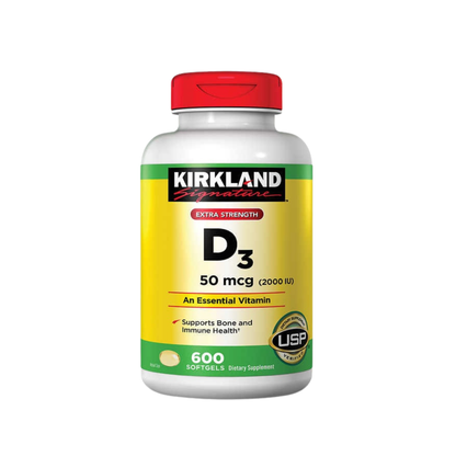 Kirkland Signature Vitamin D3 2,000 iu, 50mcg., 600 Softgels