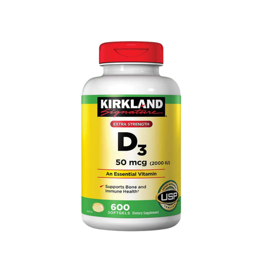 Kirkland Signature Vitamin D3 2,000 iu, 50mcg., 600 Softgels
