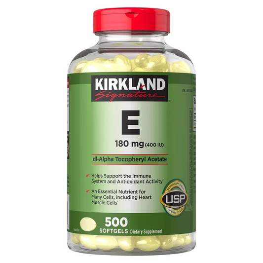 Kirkland Signature Vitamin E, 400 i.u, 500 softgels