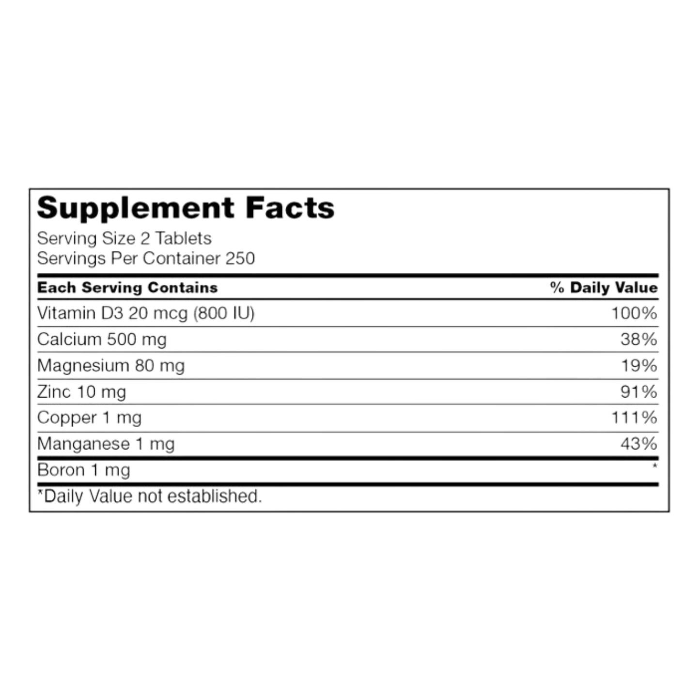 Kirkland Signature Calcium Citrate, Magnesium and Zinc, 500 Tablets