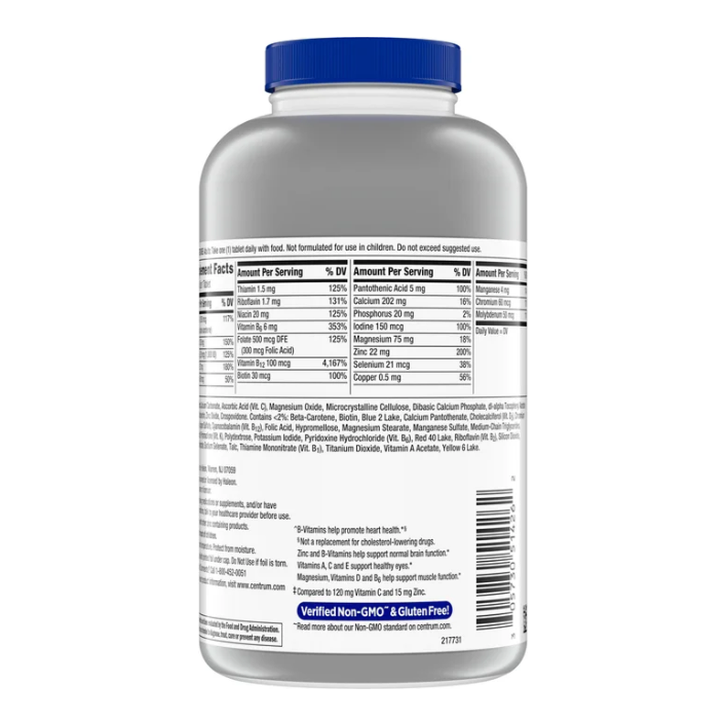 Centrum Silver 50+ for Men, 275 tablets