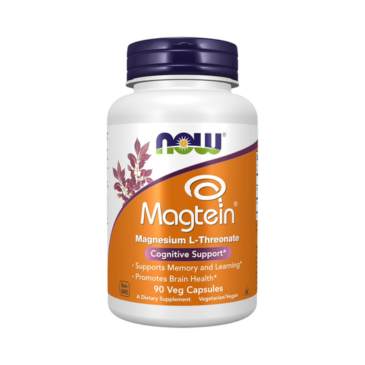 NOW Foods Magtein™ , Cognitive Support, 90 Capsules