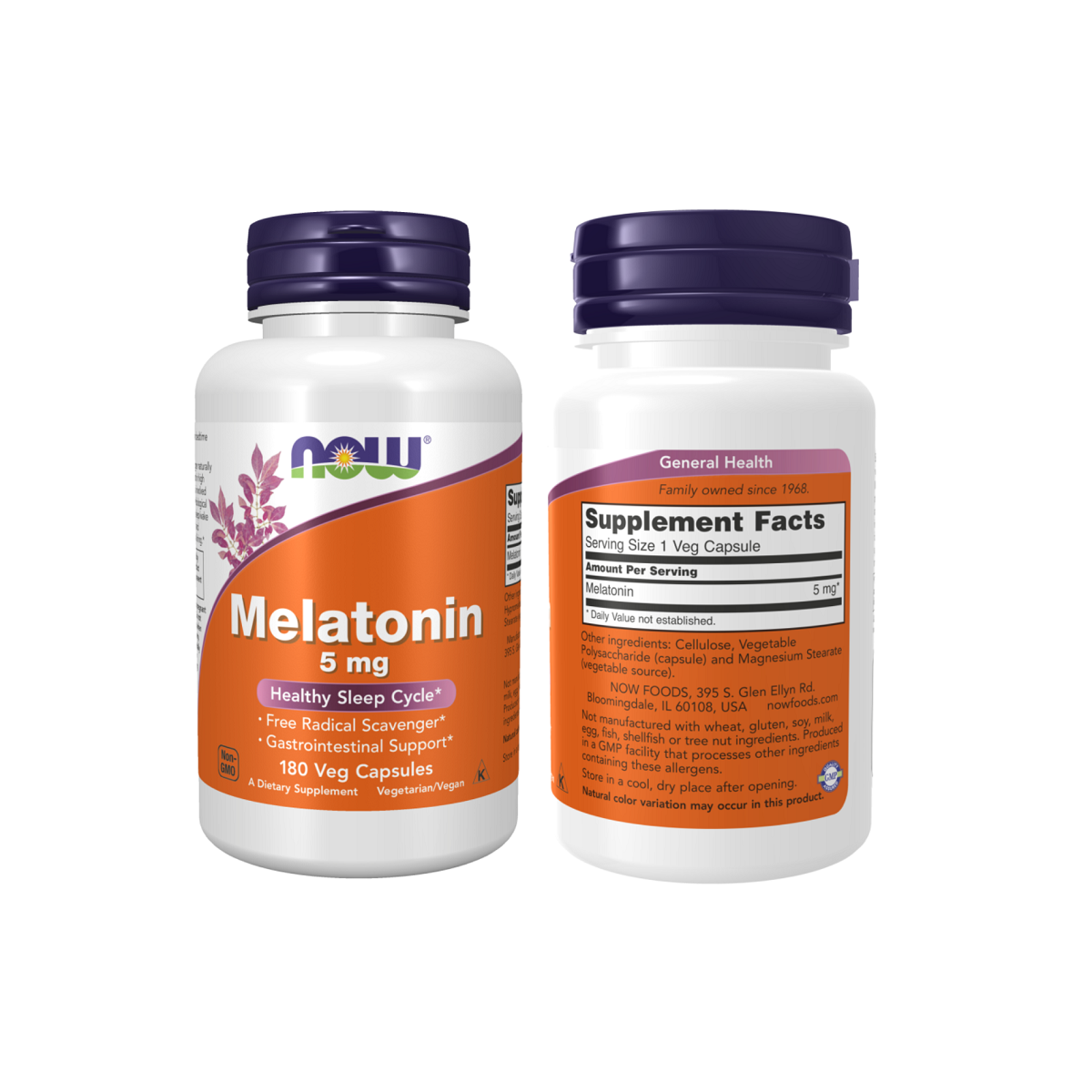 NOW Foods Melatonin 5mg