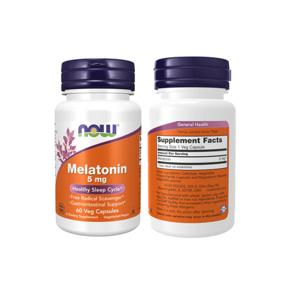 NOW Foods Melatonin 5mg