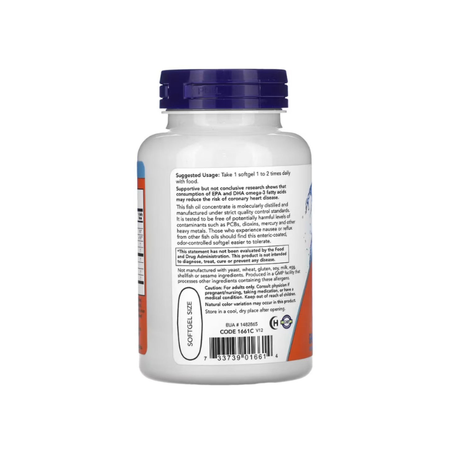 NOW Foods Ultra Omega-3 Fish Oil, 90/180 Softgels