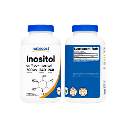 Nutricost Inositol 500mg, 240 capsules