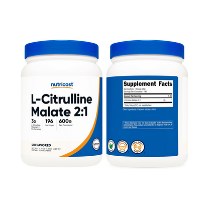 Nutricost Citrulline Malate 2:1 Powder