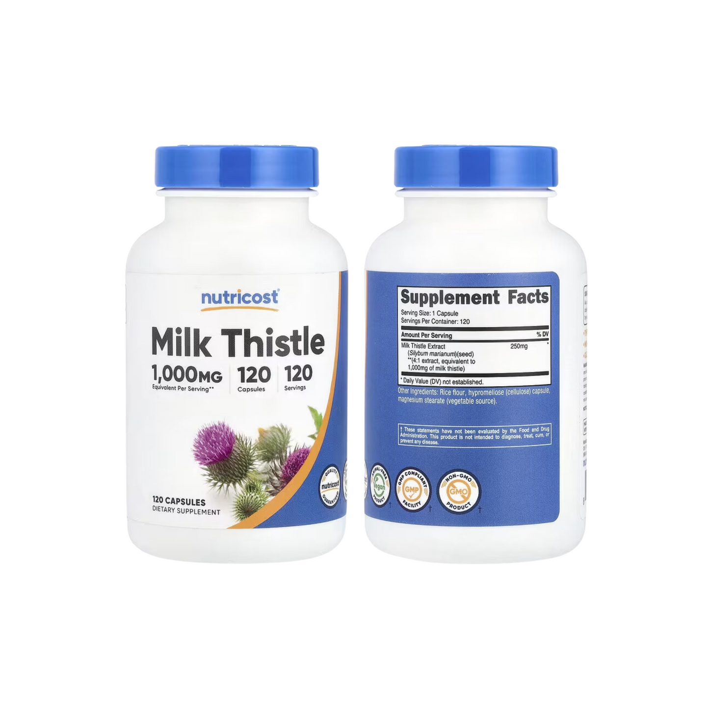 Nutricost Milk Thistle Capsules 1000mg