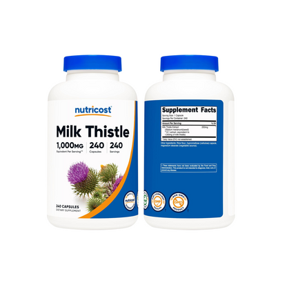 Nutricost Milk Thistle Capsules 1000mg