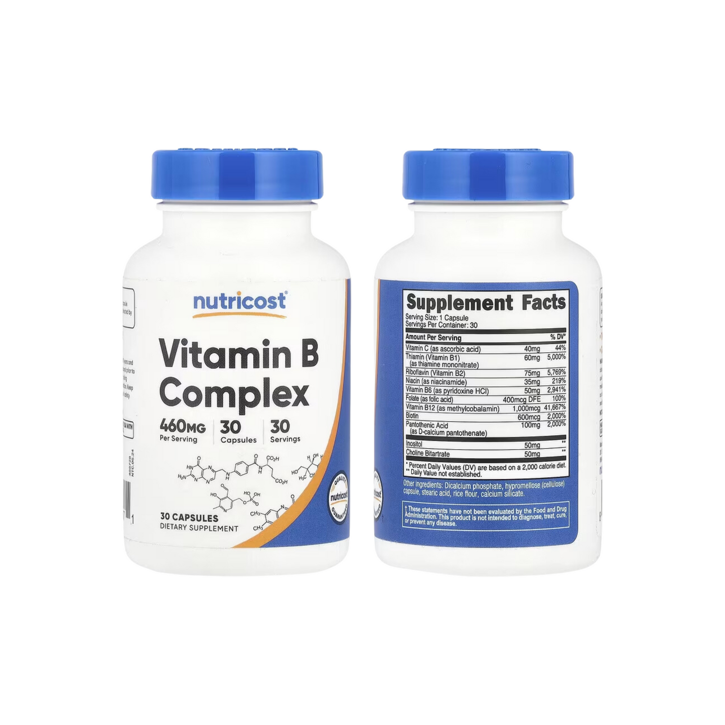 Nutricost Vitamin B-Complex 460mg