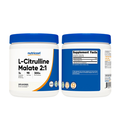 Nutricost Citrulline Malate 2:1 Powder
