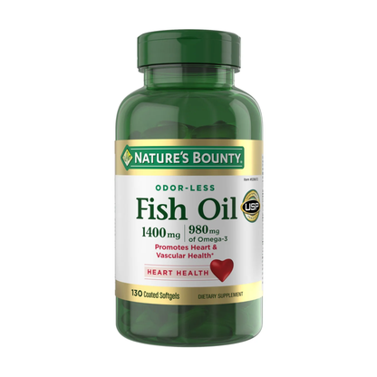 Nature's Bounty Fish Oil 1400mg, 130 Softgels