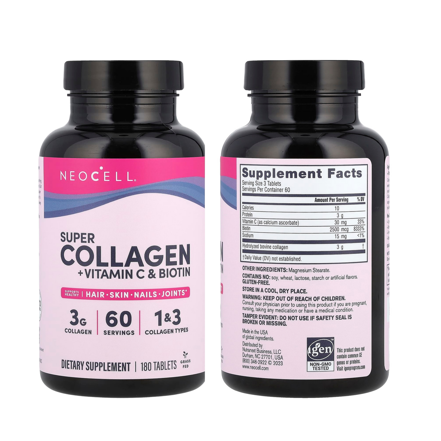 NeoCell Super Collagen + Vitamin C & Biotin, 3,000mg