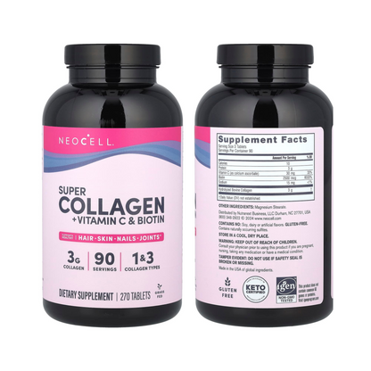 NeoCell Super Collagen + Vitamin C & Biotin, 3,000mg