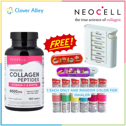 NeoCell Grassfed Collagen + Vitamin C & Biotin, 3,000mg 180/270 tablets LIMITED TIME PROMO