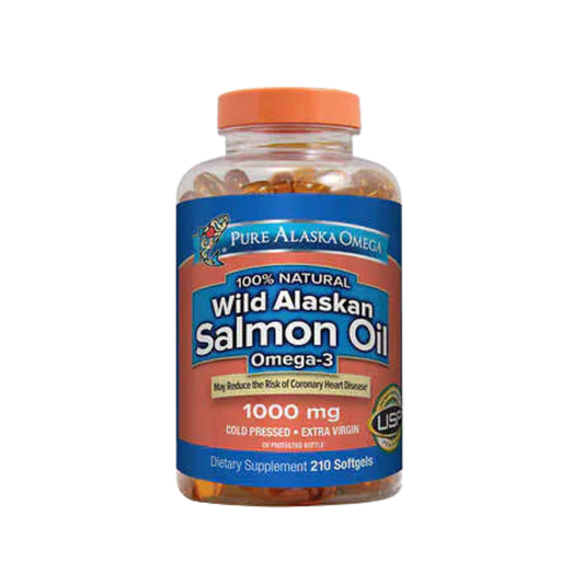 Pure Wild Alaska Salmon Oil 1000mg, 210 softgels