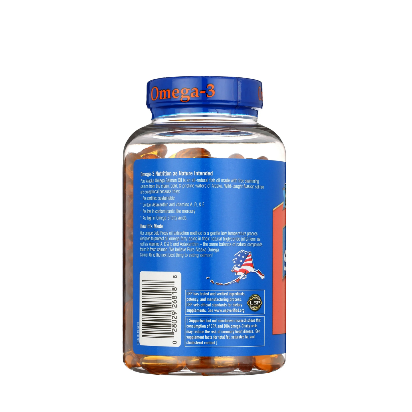 Pure Wild Alaska Salmon Oil 1000mg, 210 softgels