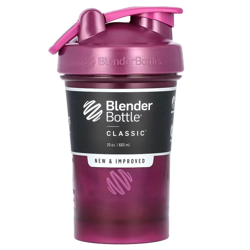 BlenderBottle Classic V2 Shaker Bottle – Leak-Proof Protein & Supplement Mixer with BlenderBall® Wire Whisk