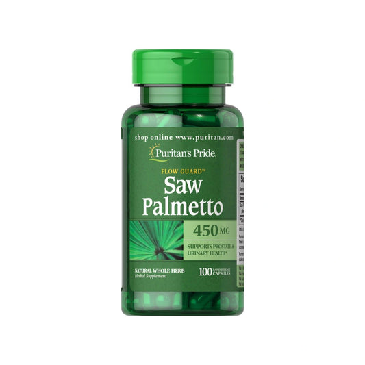 Puritan's Pride Saw Palmetto 450mg, 100 capsules