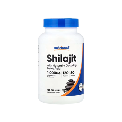 Nutricost Shilajit Extract 120 capsules with Naturally Occuring Fulvic Acid