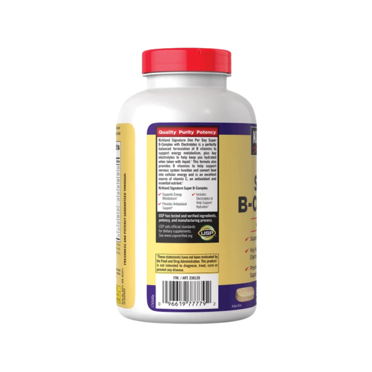 Kirkland Signature Super B-Complex 500 tablets, with Electrolytes
