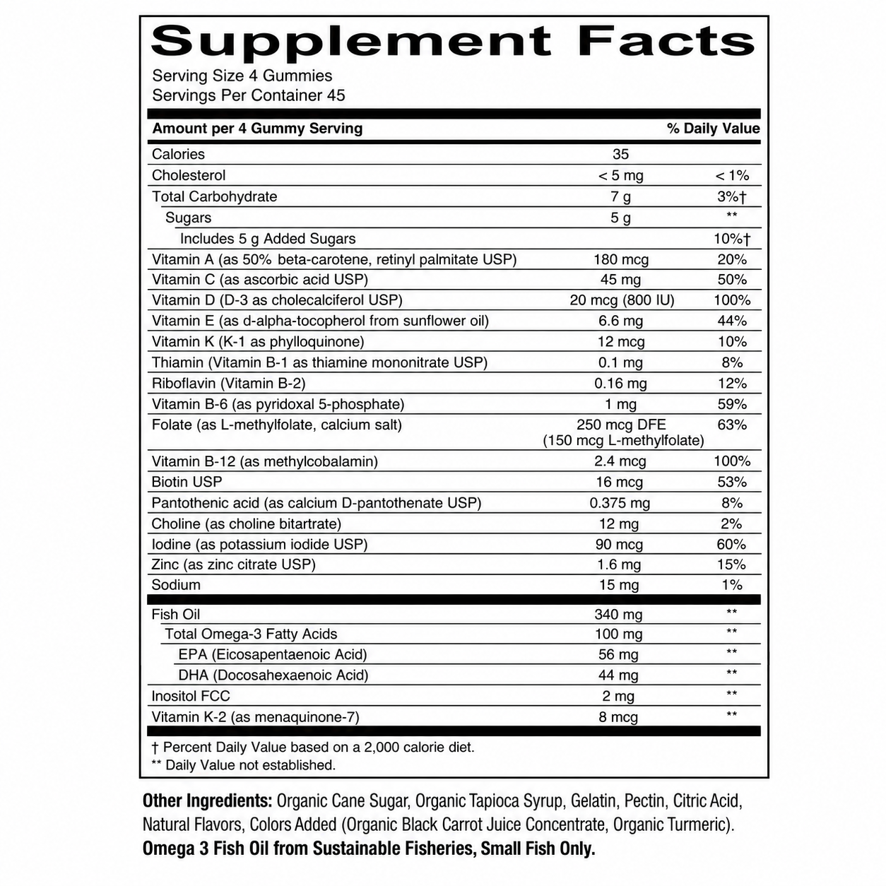 Smartypants Kids Formula Multivitamins, 180 gummies