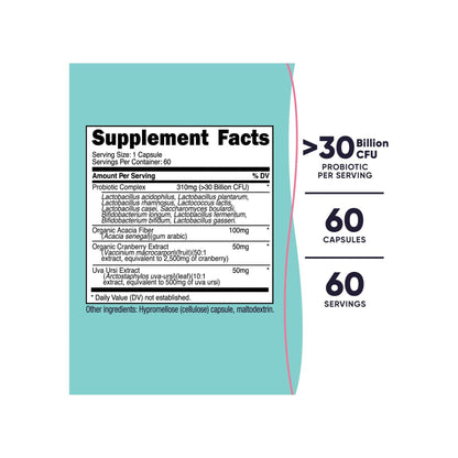 Nutricost Probiotic for Women 30 Billion CFU, 60capsules