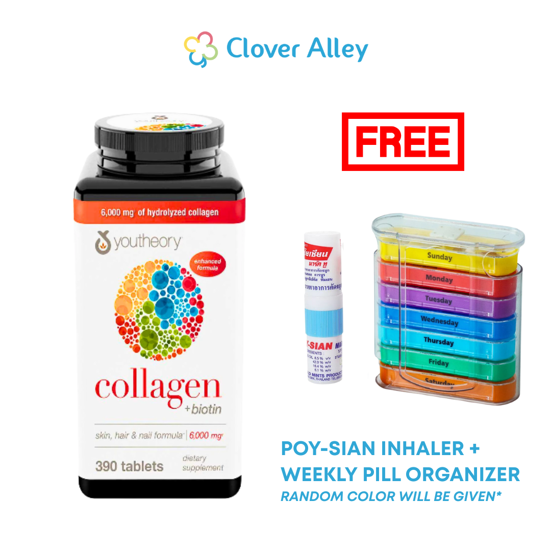 Youtheory Collagen with Biotin and Vitamin C, 390 tablets