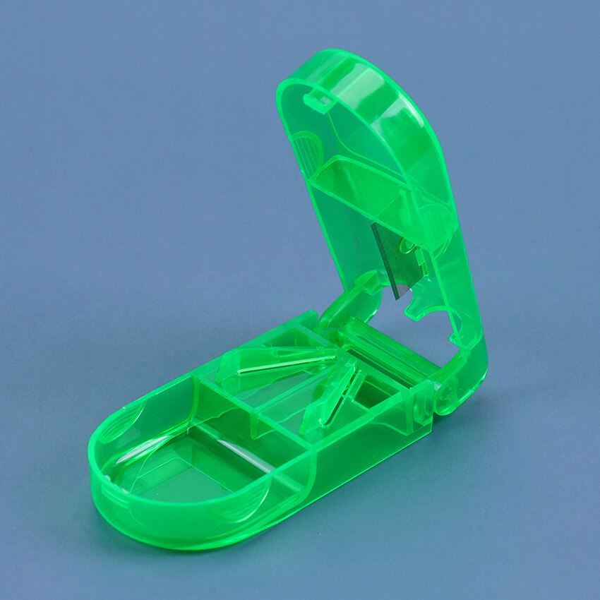 Portable Pill Cutter & Tablet Splitter – Compact Medicine Cutting Box