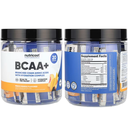Nutricost Performance BCAA+, 20 sticks